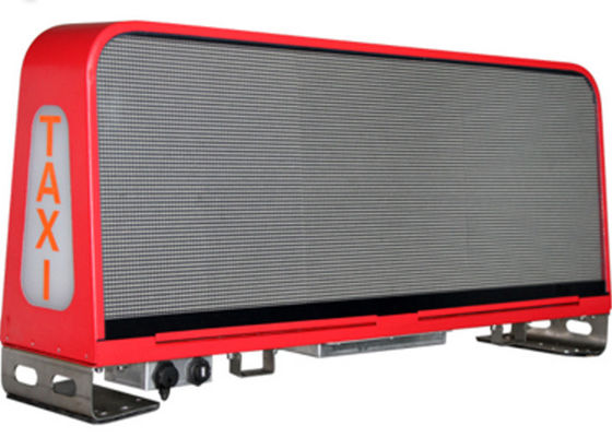 P5 ضد آب اتومبیل سقف تبلیغات نشانه تاکسی بالا تبلیغات نور جعبه رنگ کامل