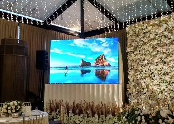 سیستم نواستار صفحه نمایش LED اجاره ای داخلی P4.81 بدون درز