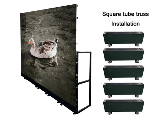 صفحه نمایش LED اجاره صحنه P1.95 P2.6 P2.97 P3.91 500*500mm ماژول اتصال سخت