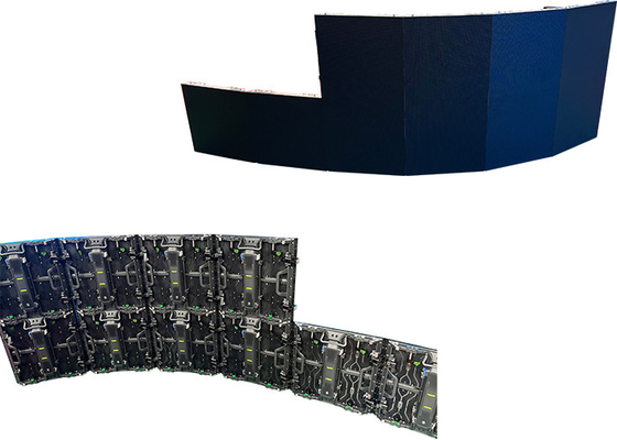 P1.95 P2.5 P2.6 P3.91 زاویه راست اجاره صفحه نمایش LED 250 * 250mm اندازه ماژول اتصال سخت