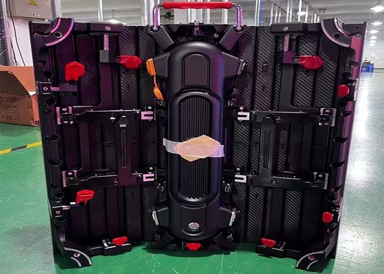 IP43 Indoor P2.9 Rental Led Screen, 7680 refresh rate پس زمینه متحرک و منحنی برای رویدادهای صحنه ای