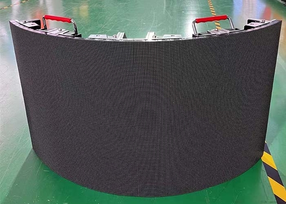 صفحه نمایش LED منحنی در فضای باز با وضوح بالا برای اجاره، صفحه نمایش LED تبلیغاتی P3.91