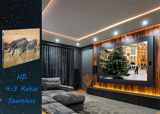 تئاتر خانگی آلومینیوم وزن سبک صفحه نمایش LED بدون درز نصب آسان