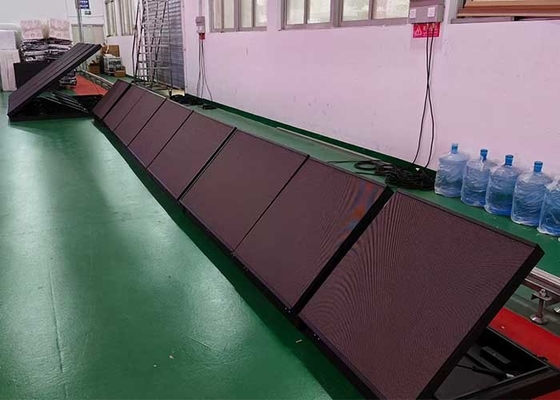 P4 روشنایی بالا در فضای باز تبلیغات الکترونیکی صفحه نمایش جلو Flip Box