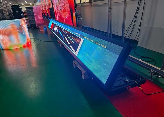 P4 روشنایی بالا در فضای باز تبلیغات الکترونیکی صفحه نمایش جلو Flip Box