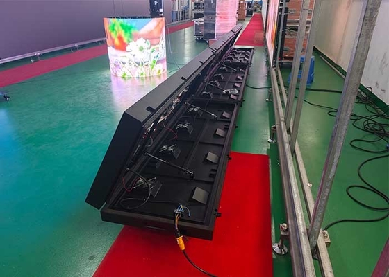 P4 روشنایی بالا در فضای باز تبلیغات الکترونیکی صفحه نمایش جلو Flip Box