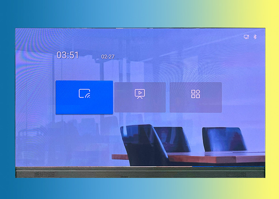 صفحه نمایش LED همه در یک 115 اینچ صفحه نمایش هوشمند تعاملی GOB پانل Ultra HD
