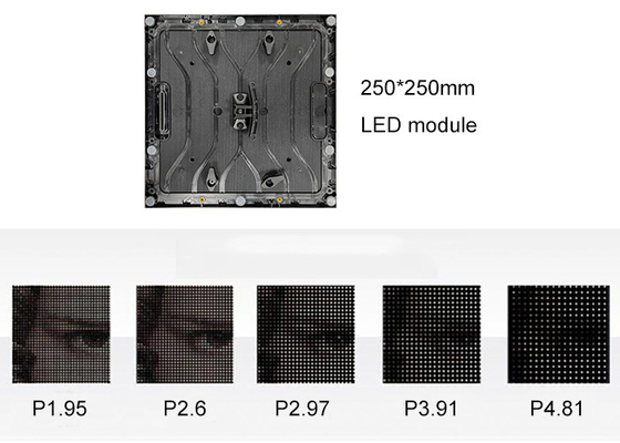 P3.91 1000*500mm نصب دیوار صفحه نمایش LED داخلی/حفظ جلو آویزان