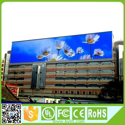 P6 Outdoor Full Color LED Display Screen SMD 3535 6500cd/sqm