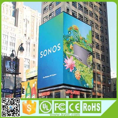 P6 Outdoor Full Color LED Display Screen SMD 3535 6500cd/sqm