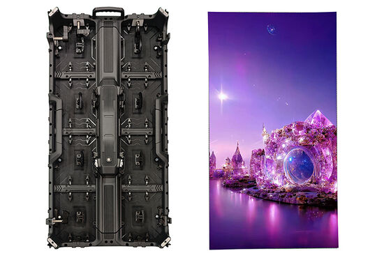 P2.6 / P2.9 دیوار ویدیویی LED انعطاف پذیر داخلی با نرخ تجدید فوق العاده بالا 7680Hz برای رویدادهای کمک هزینه