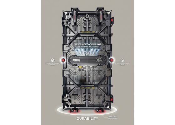 P1.95 Indoor Rental LED Screen 500x500mm Die-Cast Cabinet 3840Hz Front Service