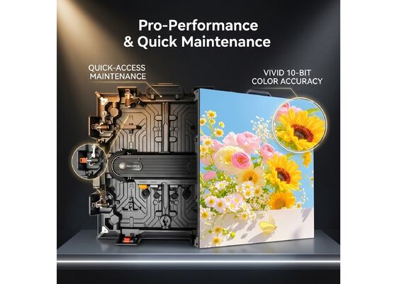 P3.91 Indoor Rental LED Screen 500x500mm Quick Lock Cabinet 3840Hz Stage Shows