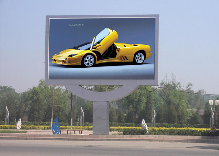 صفحه نمایش LED تمام رنگی در فضای باز با روشنایی بالا 6000nits برای کسب و کار