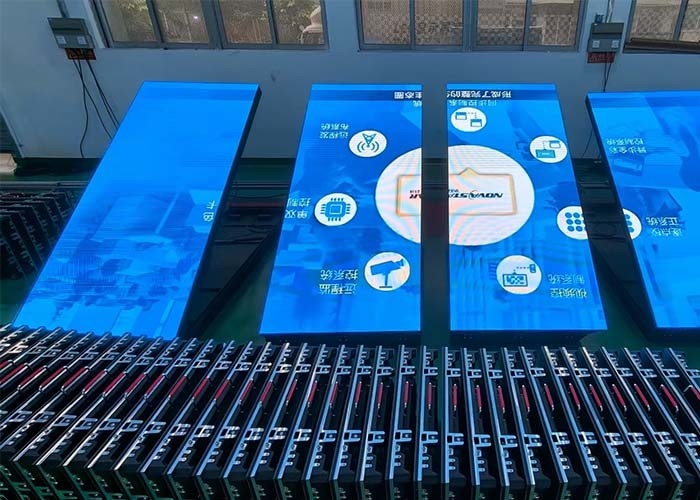 P4 صفحه نمایش LED بیرونی دیوار نصب شده برای تبلیغات کابینت فلپ جلویی قبل از بارش کابینت را حفظ کنید